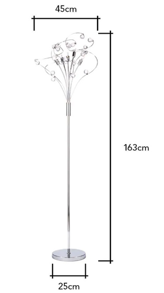 Lila Chrome - Floor Lamp - Image 4