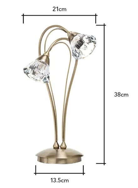 Marianne Antique Brass - Table Lamp - Image 5