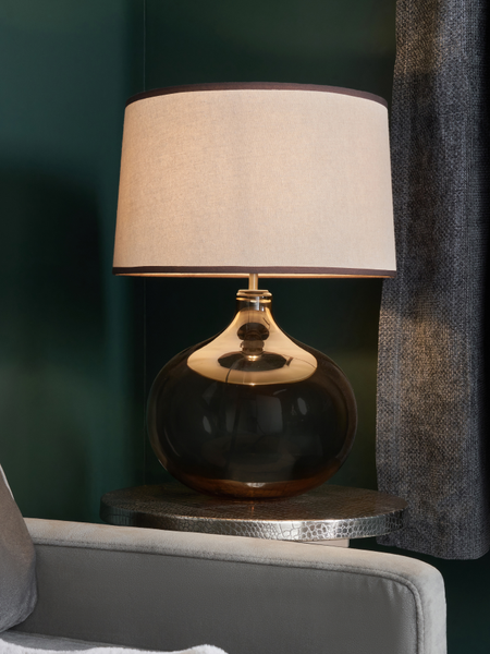 Peatrice MInk Glass Ball Large - Table Lamp
