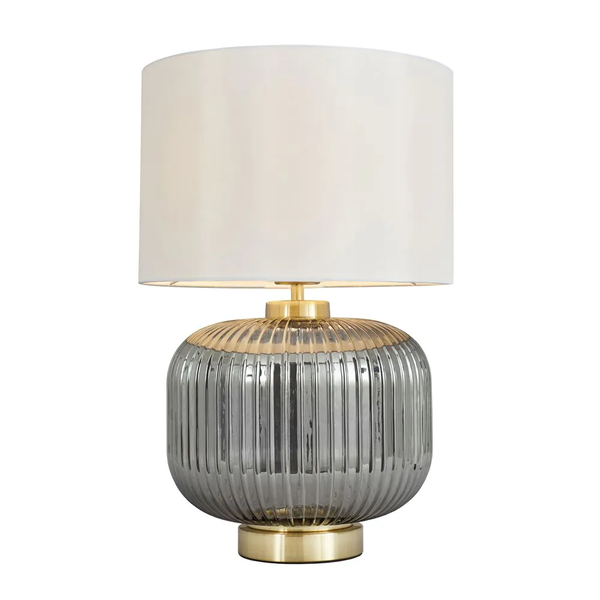 Lyna Smoked Glass/Brass - Table lamp - Image 4