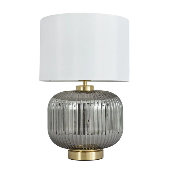 Lyna Smoked Glass/Brass - Table lamp - Image 5