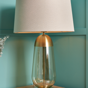 Bacoli Large  Champagne/Brass - Table lamp