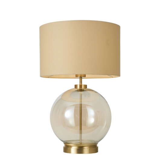 Metro Large Glass Satin Brass - Table Lamp