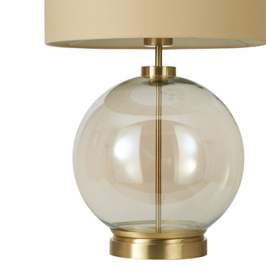 Metro Large Glass Satin Brass - Table Lamp - Image 2