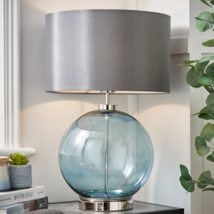 Metro Ball Polished Nickel - Table Lamp