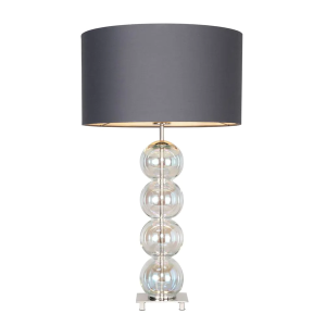 Metro Ball stacked Grey / Nickel - Table Lamp