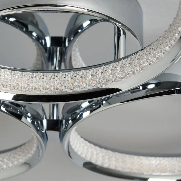 Lena LED Ring Chrome - Flush - Image 2