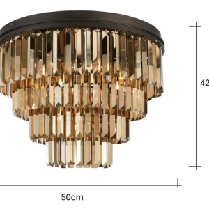 Ingot 7 Light Crystal Ingot Bronze - Flush