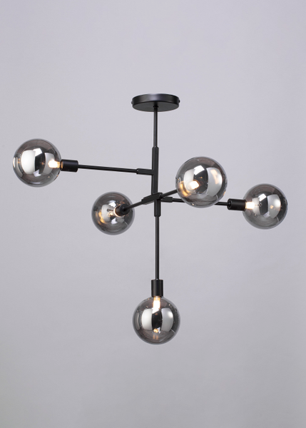 Hennock Satin Black Ceiling Light - Pendant - Image 7