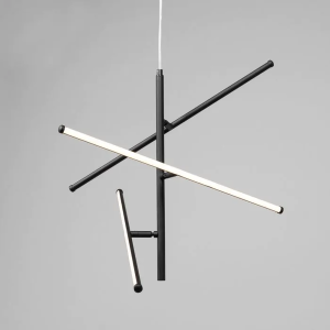 Zaha LED Black sticks ceiling light - Pendant