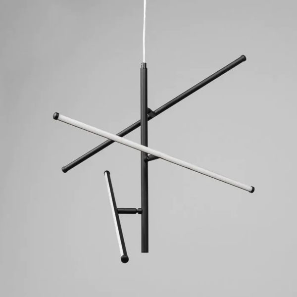 Zaha LED Black sticks ceiling light - Pendant - Image 2