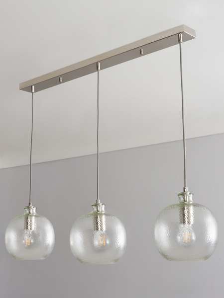 Alfie Bobble Glass 3 light diner - Pendant - Image 6