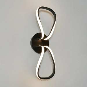 Alvar 2 Light Black - Wall Light