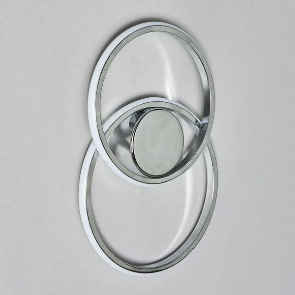 Pei 2 Ring Chrome - Wall Light - Image 3