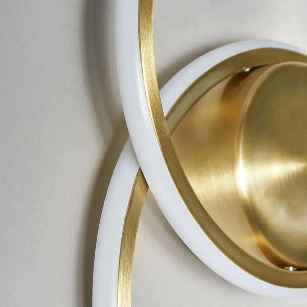 Pei 2 Ring Brass - Wall Light - Image 4