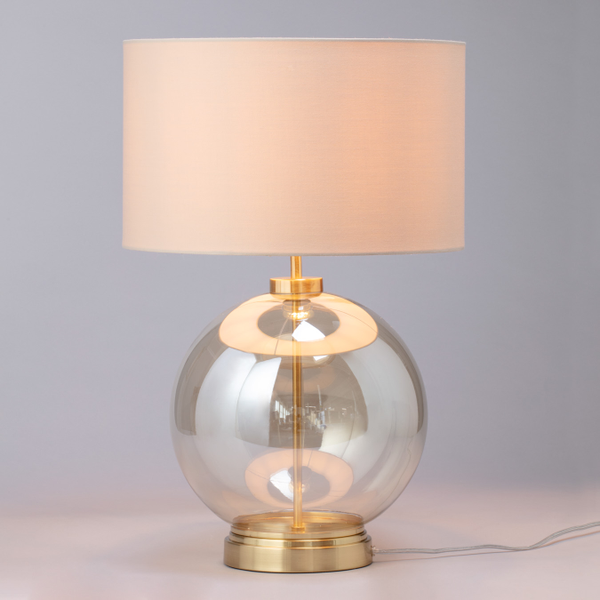 Metro Large Glass Satin Brass - Table Lamp - Image 5