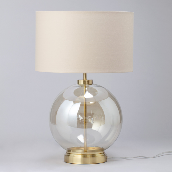 Metro Large Glass Satin Brass - Table Lamp - Image 7