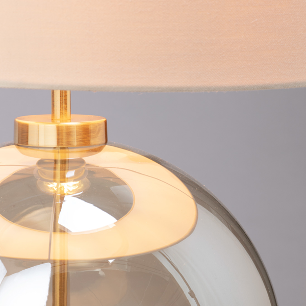 Metro Large Glass Satin Brass - Table Lamp - Image 8