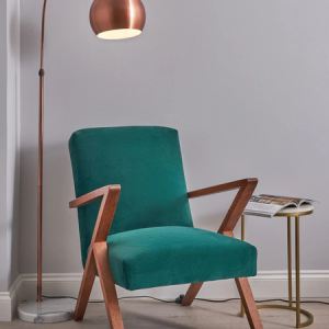 Benson Curved Copper  - Floor Lamp
