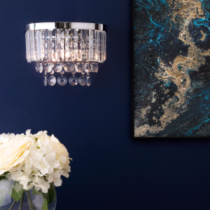 Paladina 2 Light Chrome - Wall Light
