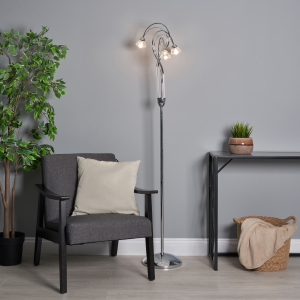Marianne Chrome - Floor Lamp