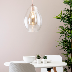 Carmella1 Light Copper Ceiling - Pendant