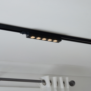 Devon 5w LED Dimmable Linear Spot Track Light Black