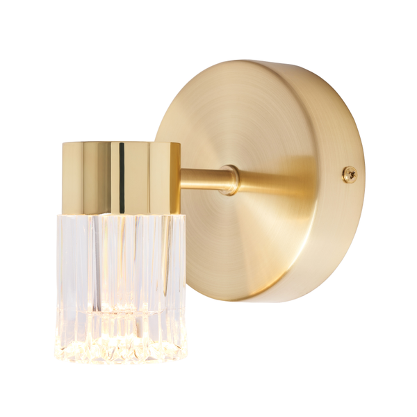 Bizet 5w LED 1light Adjustable Spot CCT IP44 Satin Brass - Image 5