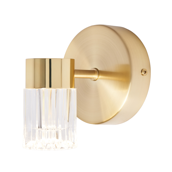 Bizet 5w LED 1light Adjustable Spot CCT IP44 Satin Brass - Image 7