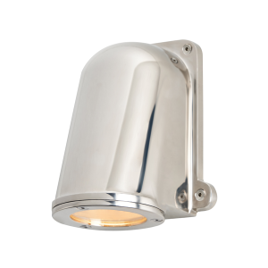 Spence Solid Brass GU10 Slim Bulkhead - Polished Nickel