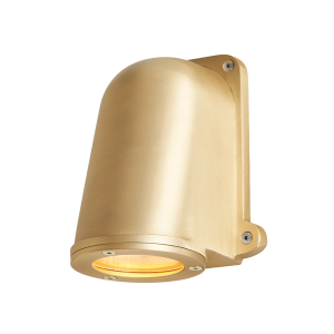 Spence Solid Brass GU10 Slim Bulkhead - Brass