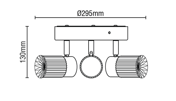 Bizet 15w LED 3light Plate Adjustable Spot CCT IP44 Chrome - Image 13